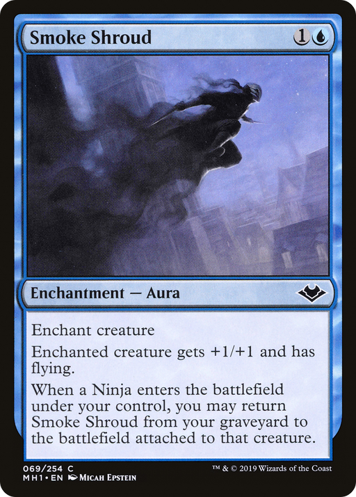 Smoke Shroud (MH1-069) [Modern Horizons] Foil MTG Single Modern Horizons
