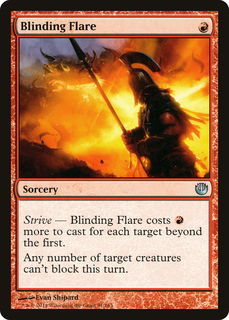 Blinding Flare (JOU-091) [Journey into Nyx] Foil MTG Single Wizards of the Coast