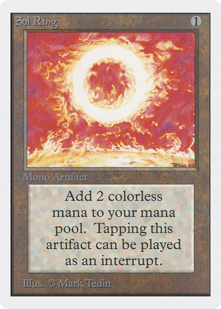 Sol Ring (2ED-270) [Oldschool] Unlimited Edition MTG Single Wizards of the Coast
