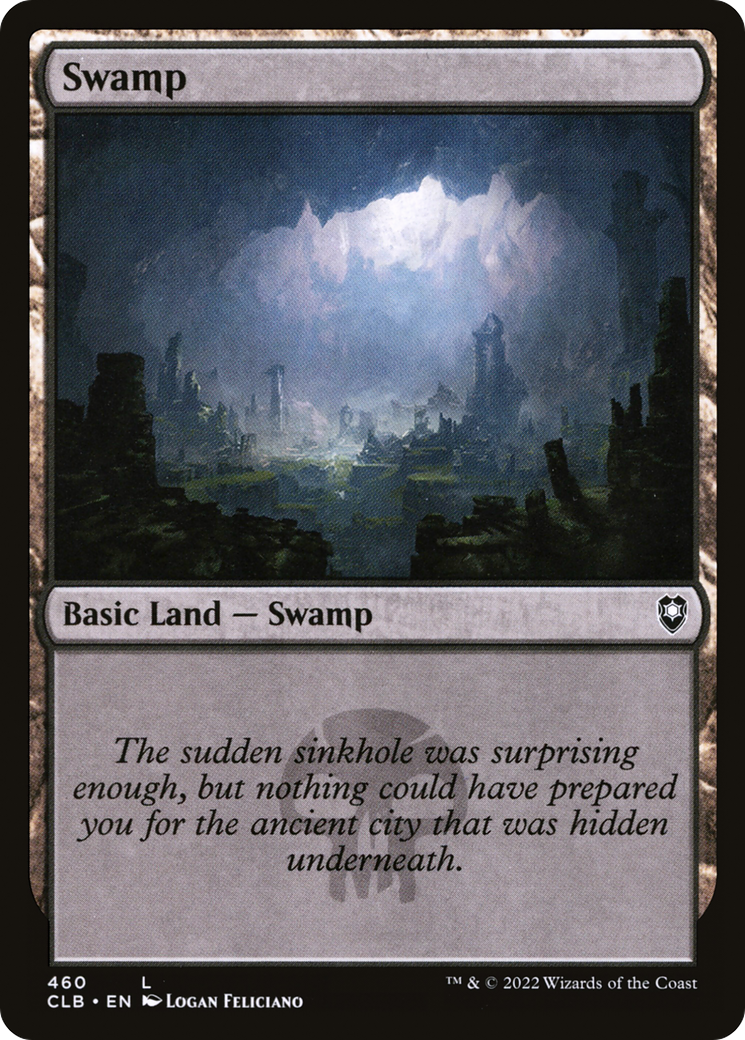 Swamp (CLB-460) [Commander Legends: Battle for Baldur's Gate] MTG Single Wizards of the Coast
