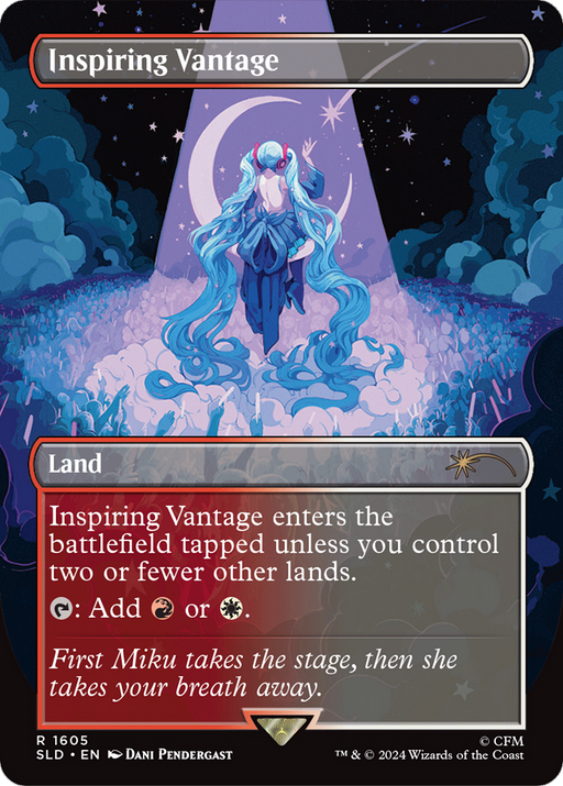 Inspiring Vantage (1605) (SLD-1605) [Secret Lair] Drop (Borderless) MTG Single Wizards of the Coast