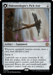 Paleontologist's Pick-Axe (LCC-016) [The Lost Caverns of Ixalan Commander] Foil MTG Single Wizards of the Coast