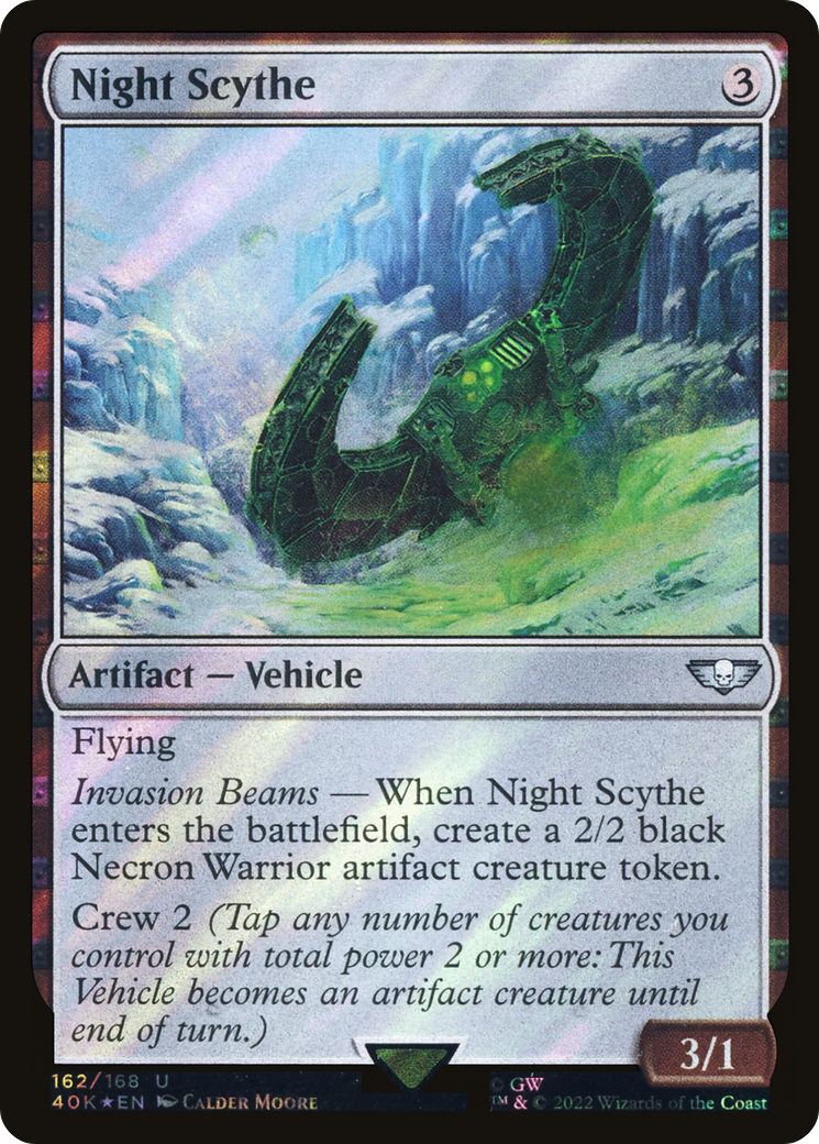 Night Scythe (40K-162★) [Warhammer 40,000 Commander] Foil MTG Single Wizards of the Coast