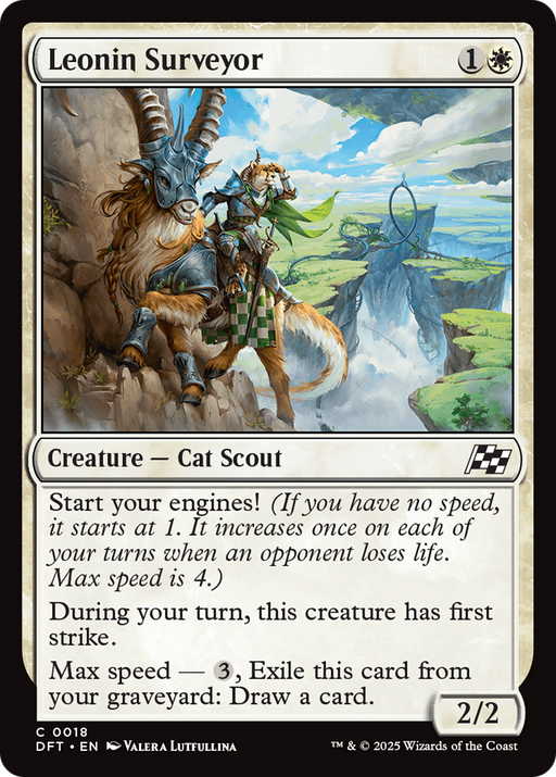 Leonin Surveyor (DFT-018) [Aetherdrift] Foil MTG Single Wizards of the Coast
