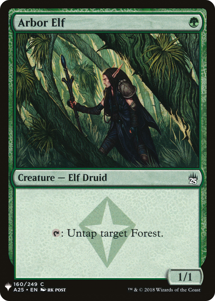 Arbor Elf (LIST-A25-160) [Mystery Booster] The List MTG Single Wizards of the Coast