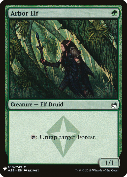 Arbor Elf (LIST-A25-160) [Mystery Booster] The List MTG Single Wizards of the Coast