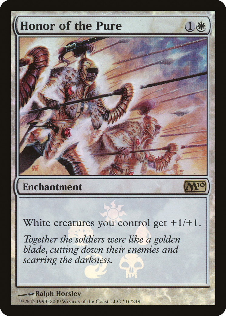 Honor of the Pure (BABP-016) [Magic 2010 Promos] Foil MTG Single Wizards of the Coast