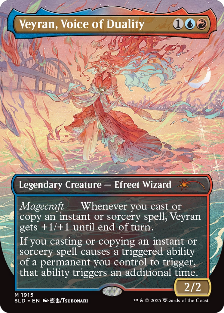 Veyran, Voice of Duality (SLD-1915) [Secret Lair] Drop (Borderless) MTG Single Wizards of the Coast