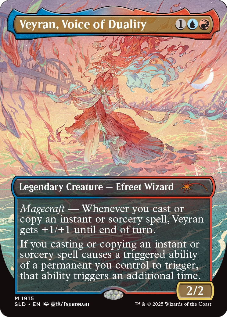 Veyran, Voice of Duality (SLD-1915) [Secret Lair Drop] (Borderless) Foil