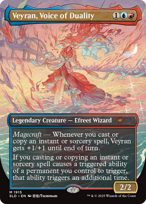 Veyran, Voice of Duality (SLD-1915) [Secret Lair] Drop (Borderless) MTG Single Wizards of the Coast