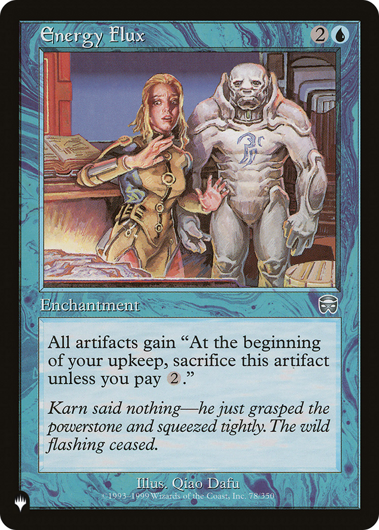 Energy Flux (LIST-MMQ-78) [Mystery Booster] The List MTG Single Wizards of the Coast