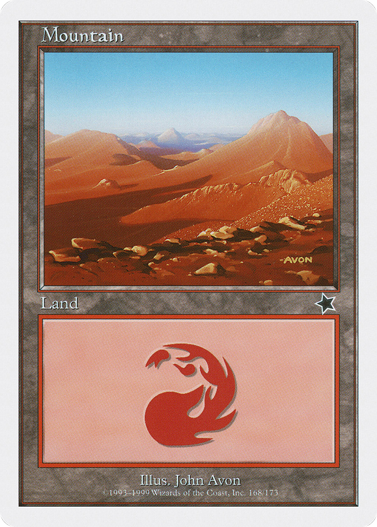 Mountain (S99-168) [Misc] Starter 1999 MTG Single Wizards of the Coast