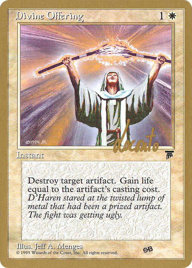 Divine Offering (WCD-ML6SB) [Misc] Pro Tour Collector Set MTG Single Wizards of the Coast