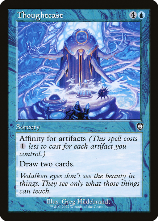 Thoughtcast (BRC-099) [The Brothers' War Commander] MTG Single Wizards of the Coast