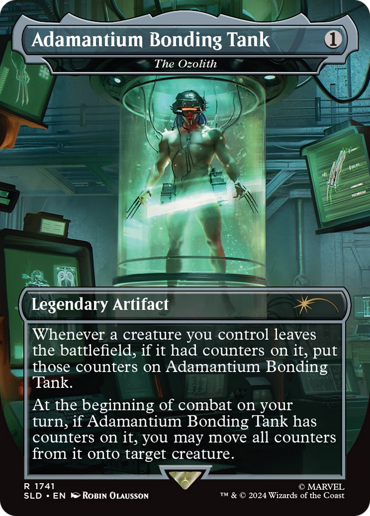 Adamantium Bonding Tank - The Ozolith (SLD-1741) [Secret Lair] Drop (Borderless) MTG Single Wizards of the Coast