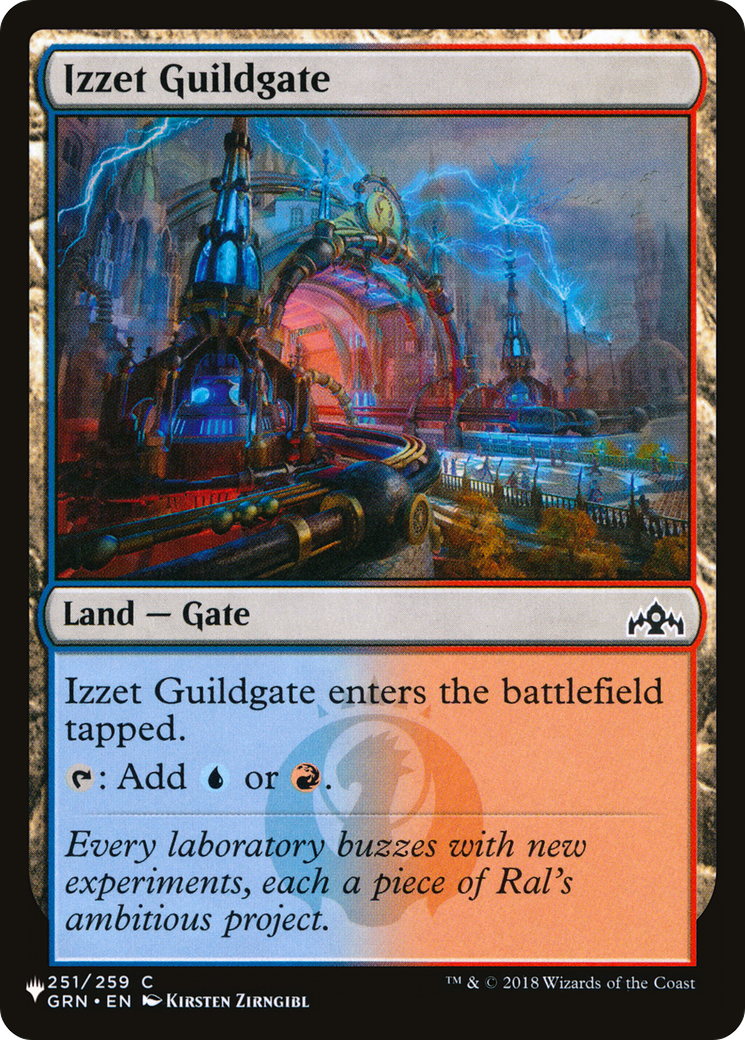 Izzet Guildgate (LIST-GRN-251) [Mystery Booster] The List Reprints MTG Single Wizards of the Coast