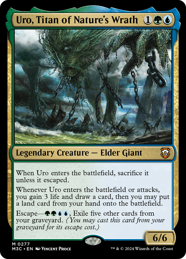 Uro, Titan of Nature's Wrath (M3C-277) [Modern Horizons 3 Commander] MTG Single Wizards of the Coast