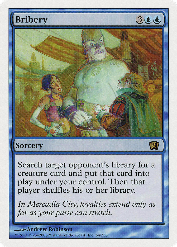 Bribery (8ED-064) [8th Edition] Foil MTG Single Wizards of the Coast