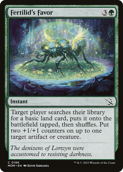 Fertilid's Favor (MOM-186) [March of the Machine] Foil MTG Single Wizards of the Coast