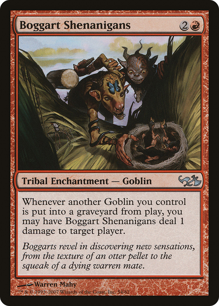 Boggart Shenanigans (EVG-054) [Misc] Duel Decks: Elves vs. Goblins MTG Single Wizards of the Coast