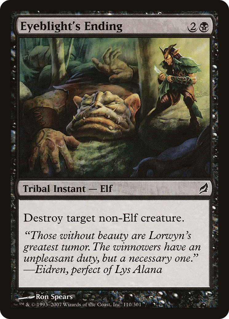 Eyeblight's Ending (LRW-110) [Lorwyn] MTG Single Wizards of the Coast