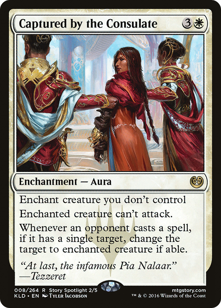 Captured by the Consulate (KLD-008) [Kaladesh] Foil MTG Single Wizards of the Coast