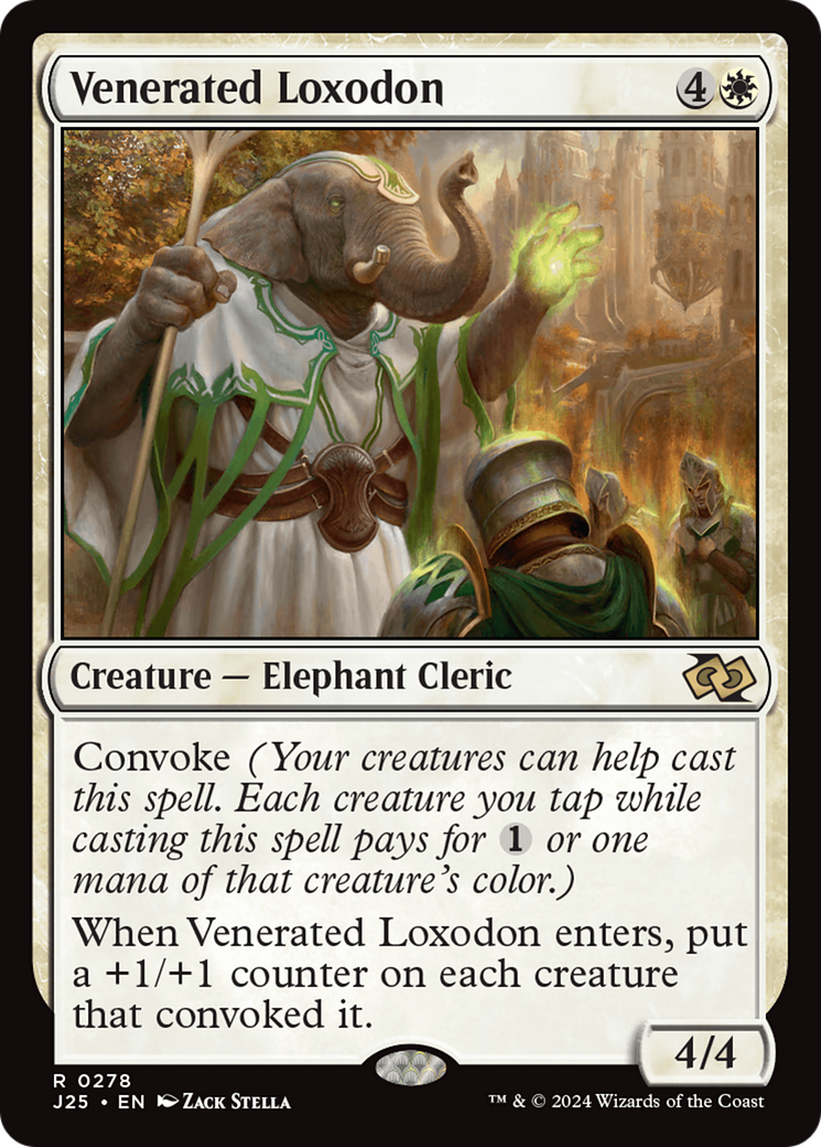 Venerated Loxodon (J25-278) [Foundations Jumpstart] MTG Single Wizards of the Coast