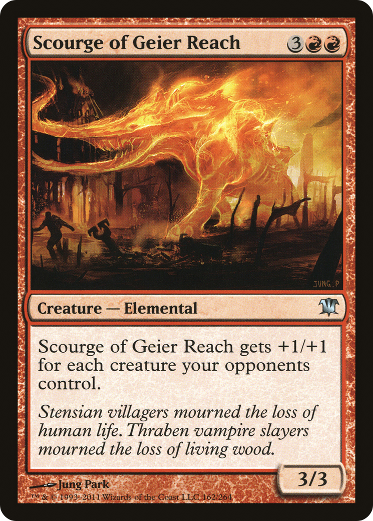 Scourge of Geier Reach (ISD-162) [Innistrad] Foil MTG Single Wizards of the Coast