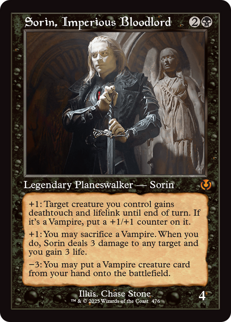 Sorin, Imperious Bloodlord (INR-476) [Innistrad Remastered] MTG Single Wizards of the Coast