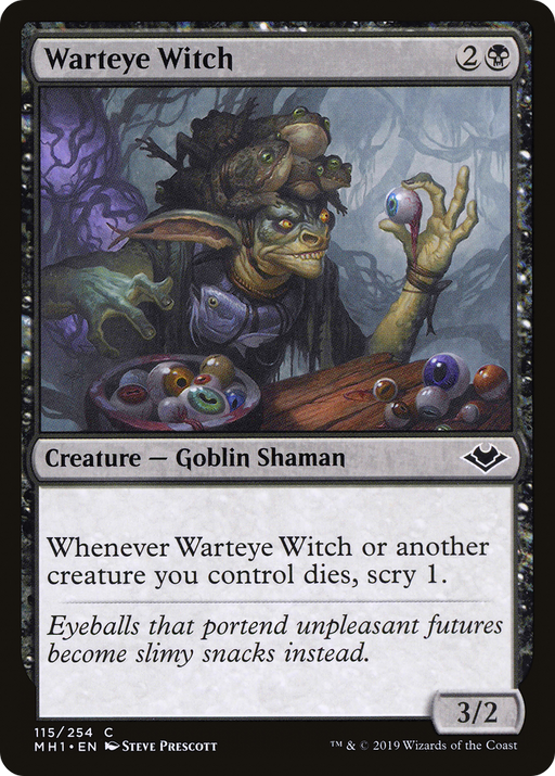 Warteye Witch (MH1-115) [Modern Horizons] Foil MTG Single Modern Horizons