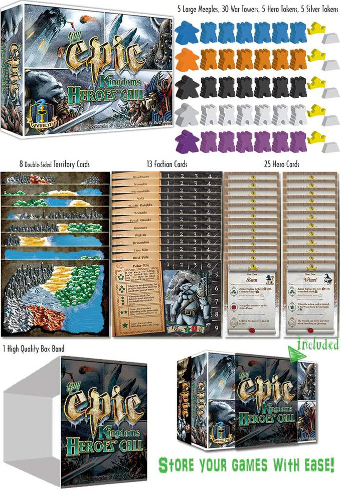 Tiny Epic Kingdoms: Heroes' Call Board Games Gamelyn Games