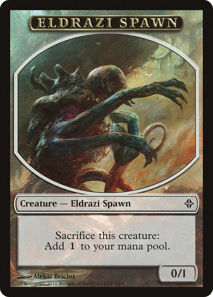 Eldrazi Spawn Token (1a) (ROE-01A) [Tokens] Rise of the Eldrazi Tokens MTG Single Wizards of the Coast