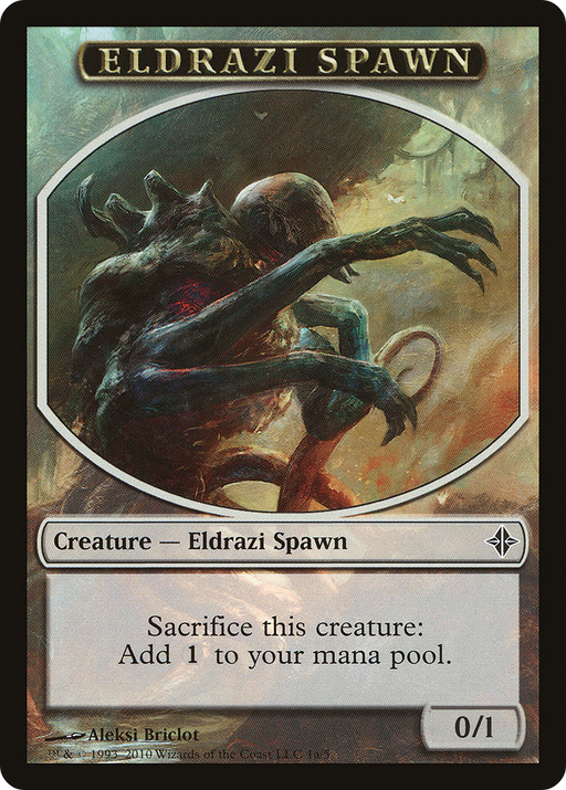 Eldrazi Spawn Token (1a) (ROE-01A) [Tokens] Rise of the Eldrazi Tokens MTG Single Wizards of the Coast