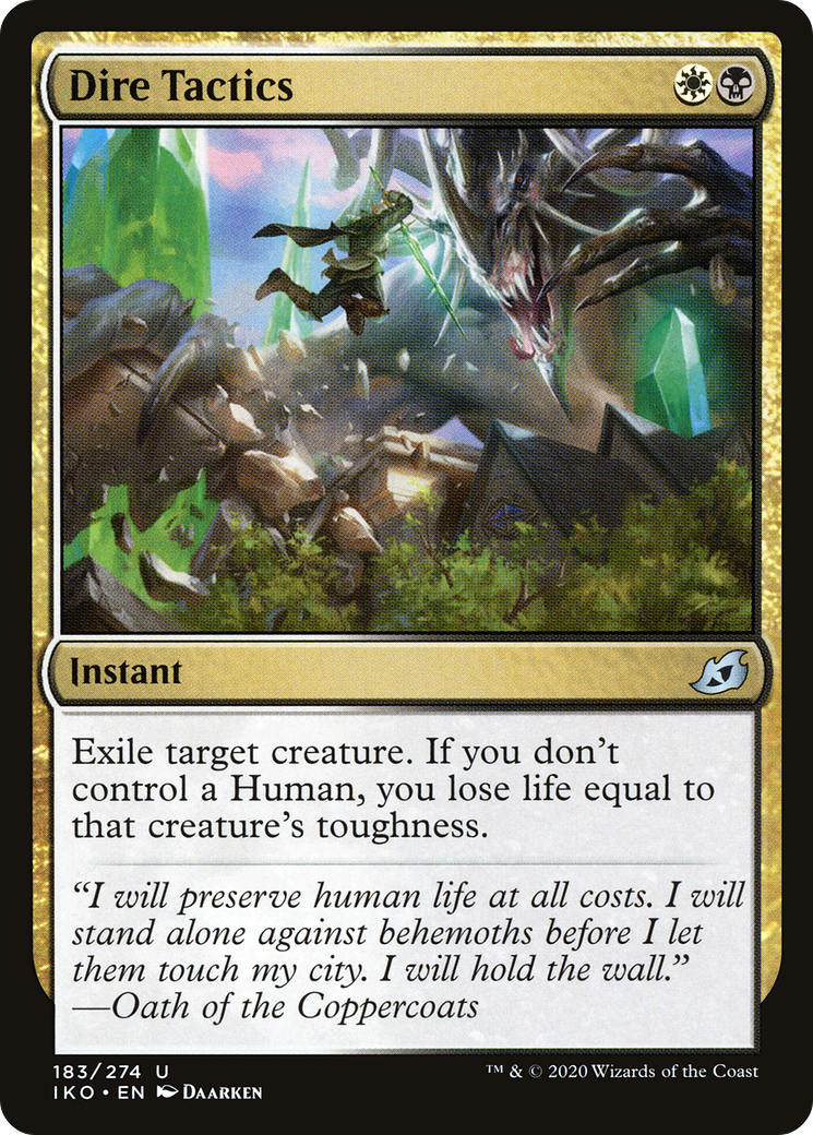 Dire Tactics (IKO-183) [Ikoria: Lair of Behemoths] MTG Single Wizards of the Coast