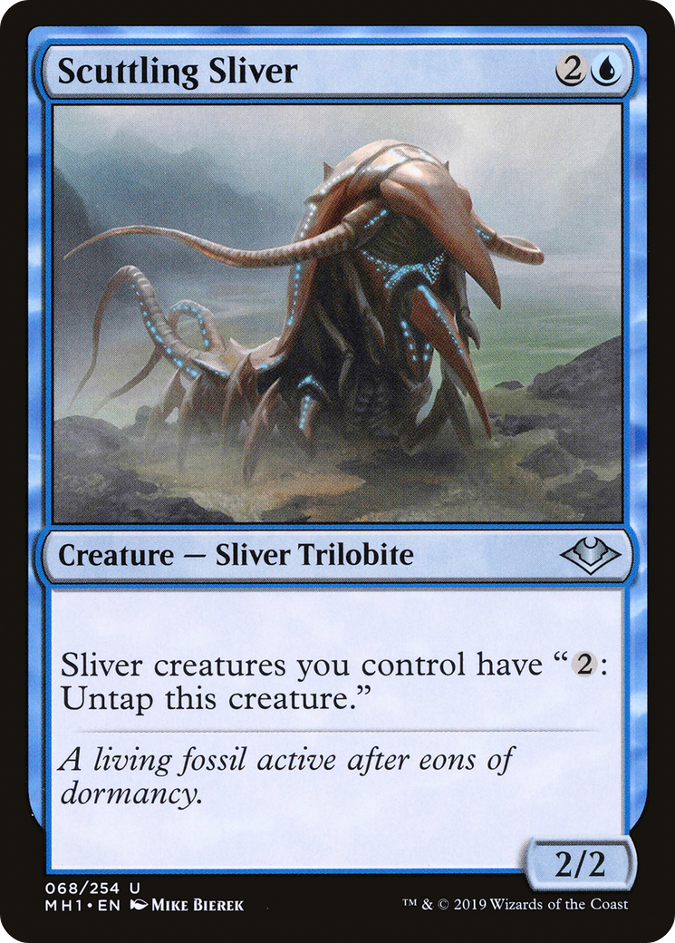 Scuttling Sliver (MH1-068) [Modern Horizons] MTG Single Modern Horizons