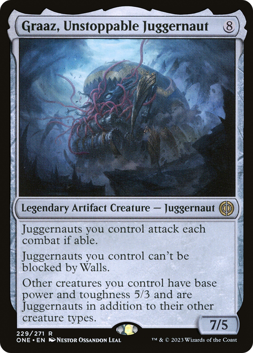 Graaz, Unstoppable Juggernaut (ONE-229) [Phyrexia: All Will Be One] MTG Single Wizards of the Coast