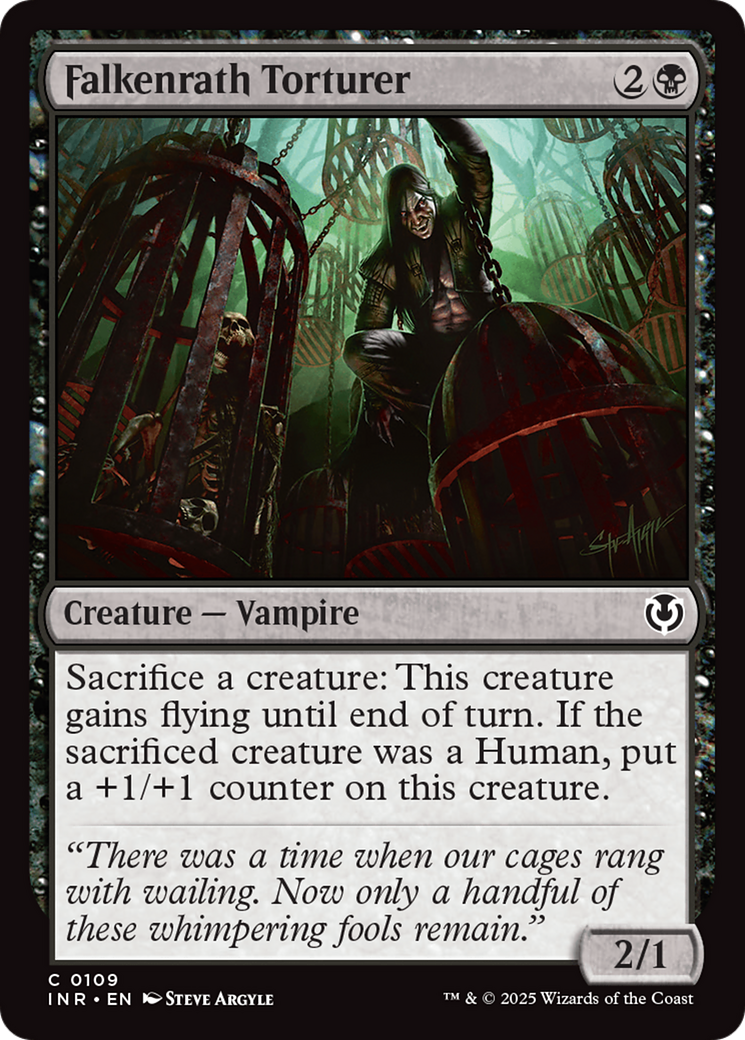 Falkenrath Torturer (INR-109) [Innistrad Remastered] Foil MTG Single Wizards of the Coast