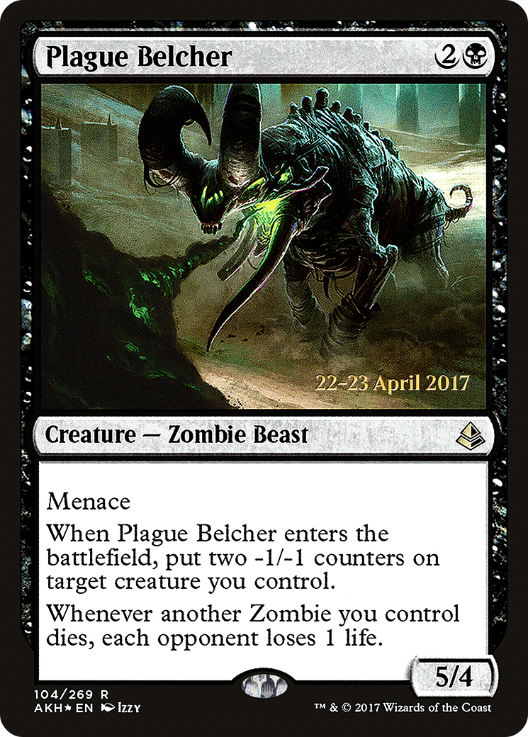 Plague Belcher (PRE-104) [Amonkhet Promos] Foil MTG Single Wizards of the Coast