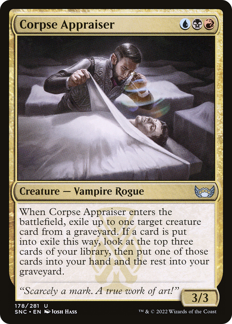 Corpse Appraiser (SNC-178) [Streets of New Capenna] Foil MTG Single Wizards of the Coast