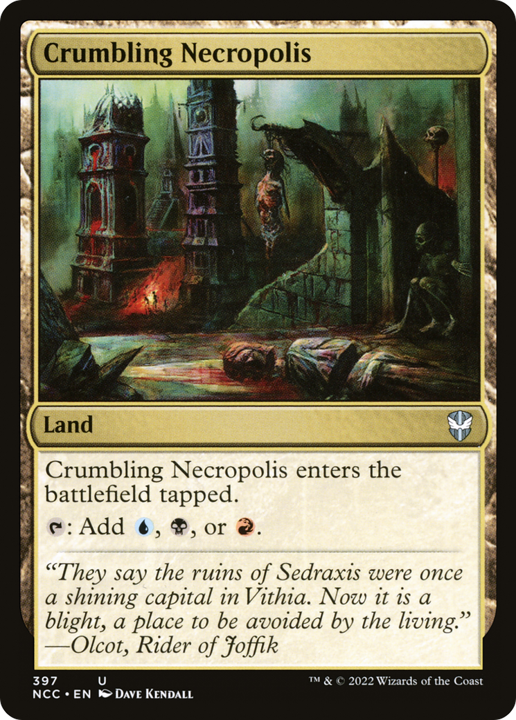 Crumbling Necropolis (NCC-397) [New Capenna Commander] MTG Single Wizards of the Coast