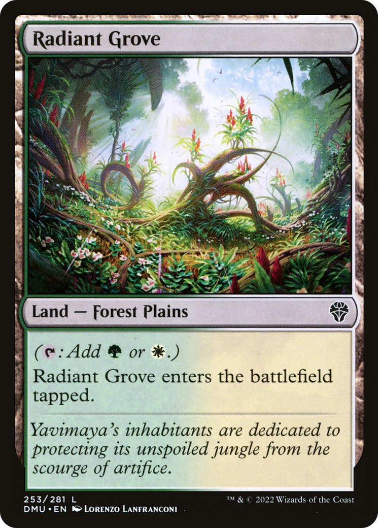 Radiant Grove (DMU-253) [Dominaria United] Foil MTG Single Wizards of the Coast