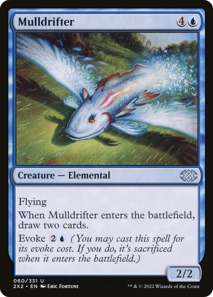 Mulldrifter (2X2-060) [Double Masters 2022] Foil MTG Single Wizards of the Coast