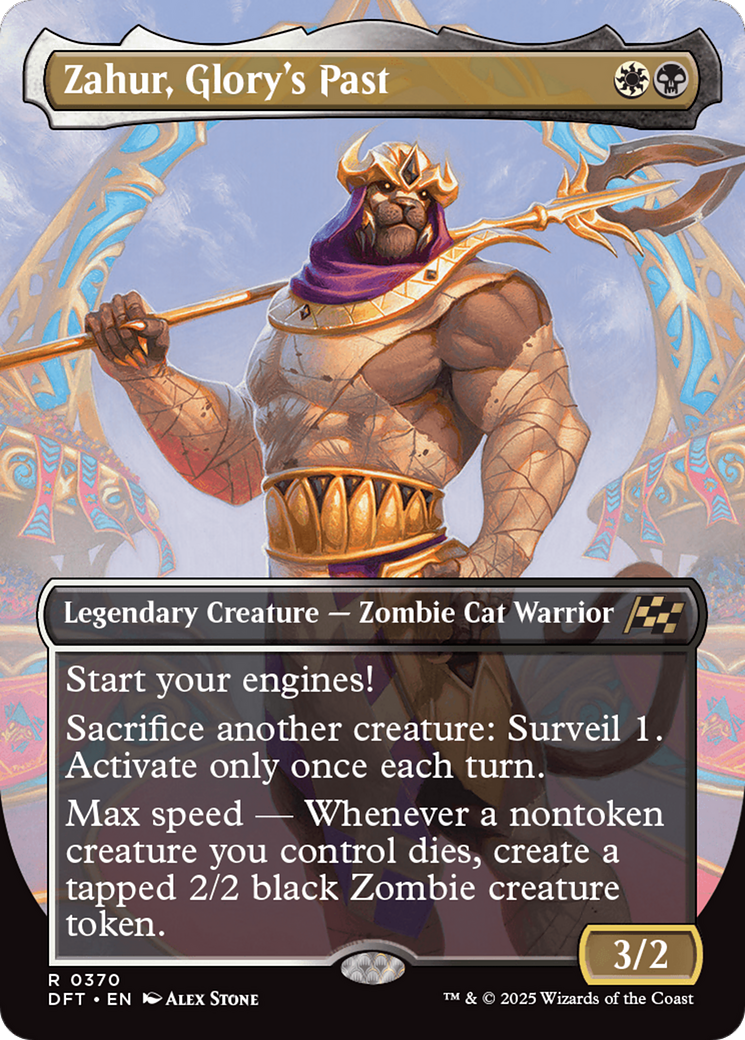 Zahur, Glory's Past (DFT-370) [Aetherdrift] (Borderless) MTG Single Wizards of the Coast