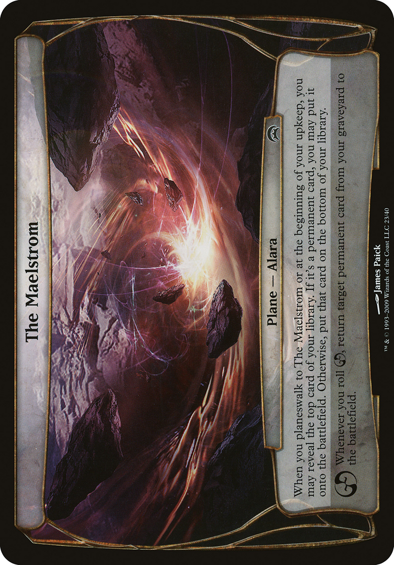 The Maelstrom (Planechase) (OVER-) [Oversized] Planechase Planes MTG Single Wizards of the Coast