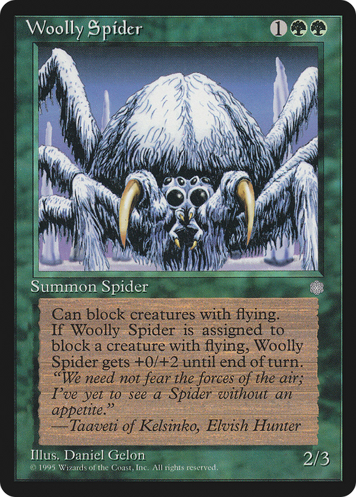 Woolly Spider (ICE-) [Ice Age] MTG Single Wizards of the Coast