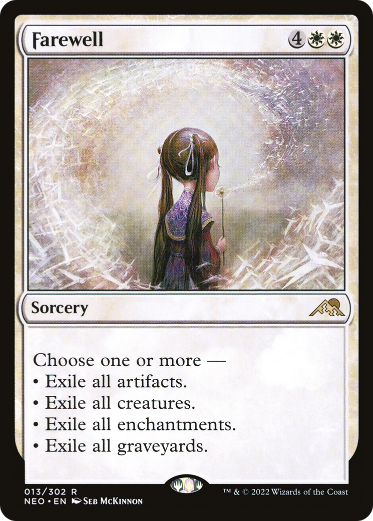 Farewell (NEO-013) [Kamigawa: Neon Dynasty] Foil MTG Single Wizards of the Coast
