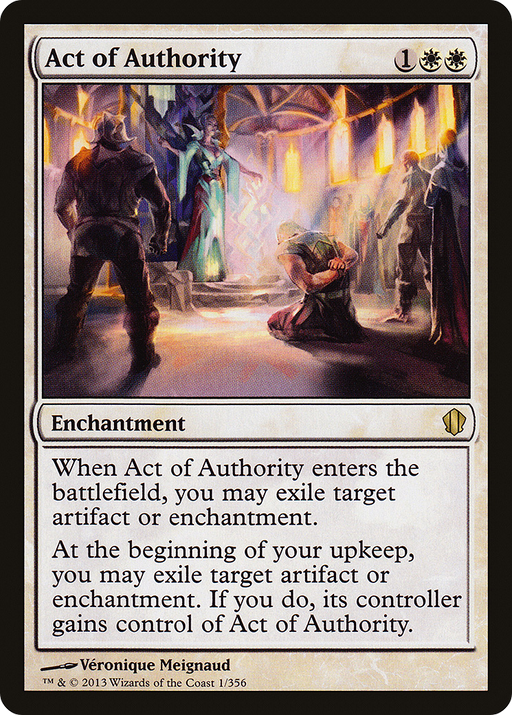Act of Authority [Commander 2013] MTG Single Magic: The Gathering