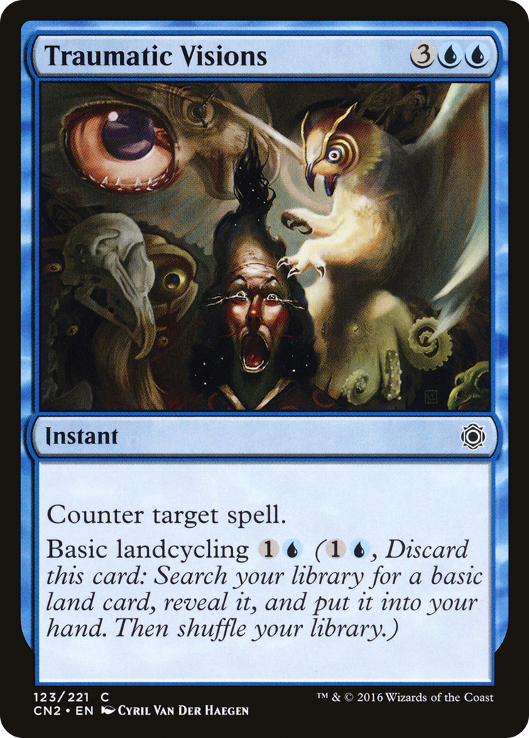 Traumatic Visions (CN2-123) [Conspiracy: Take the Crown] Foil MTG Single Wizards of the Coast