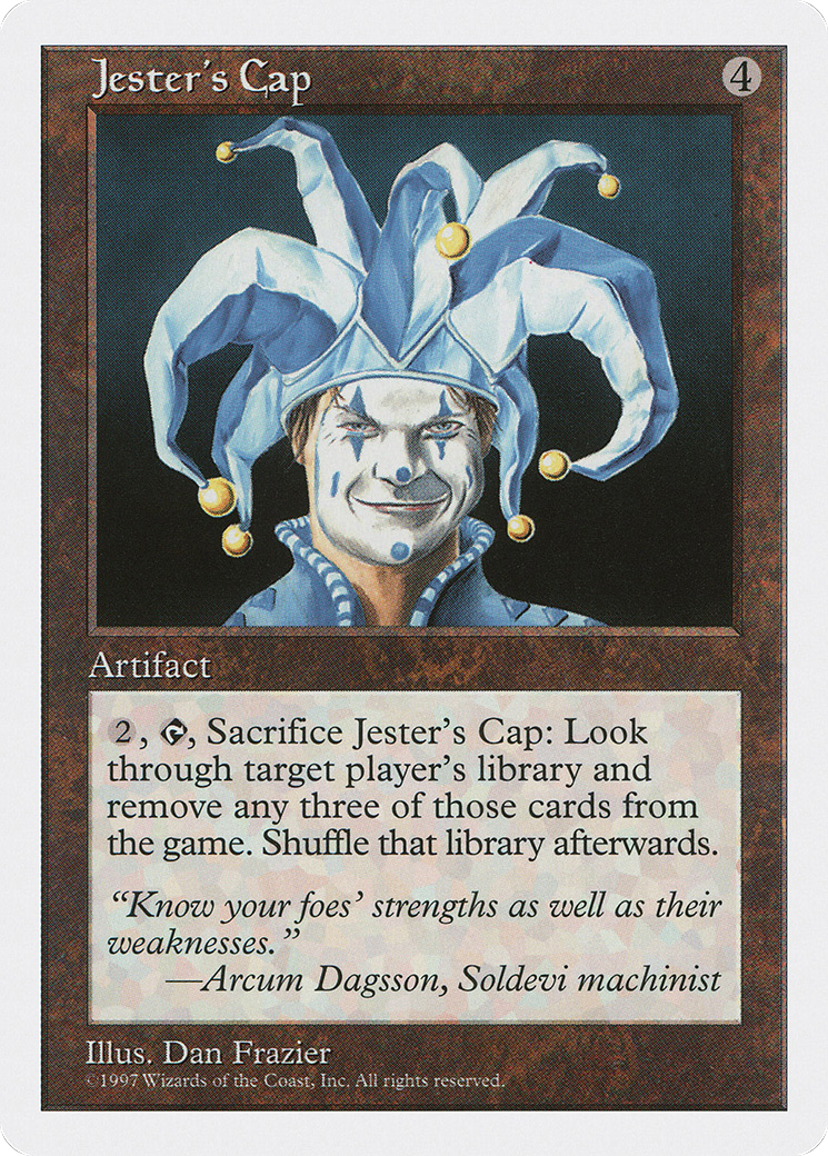 Jester's Cap (5ED-385) [Fifth Edition] MTG Single Wizards of the Coast