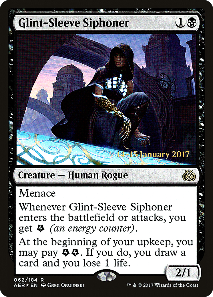 Glint-Sleeve Siphoner (PRE-062) [Aether Revolt Promos] Foil MTG Single Wizards of the Coast